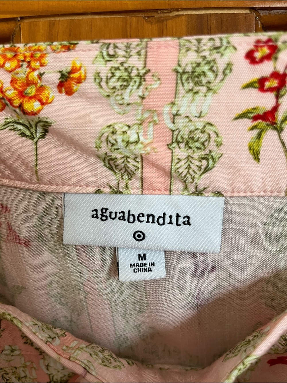 Agua Bendita X Target Light Pink Floral Ruffle-Strap Mini Dress - Picture 3 of 5